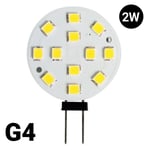 Barcelona Led - Ampoule led G4 plate bi-pin 2W - 12V ac/dc - Blanc Chaud - Blanc Chaud