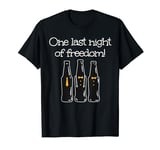 Funny bachelor bottles for last freedom night costume T-Shirt