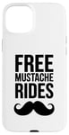 Coque pour iPhone 15 Plus Free Moustache Rides Moustache Face Sitting