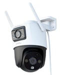 Imou 3K(3MP+3MP) Caméra Surveillance WiFi Extérieure à Double Objectif, 360° Caméra IP Exterieur, Détection Humaine/Véhicule,Suivi Automatique,Vision Nocturne Couleur 30M,Étanche,Audio Bidirectionnel