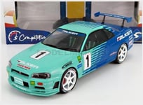 SOLIDO 1804304 Nissan - Skyline (R34) Gt-R Falken Drift Livery 1999 - Bleu - 1/1