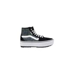 Baskets Authentiques En Cuir Noir Pour Femmes Vans