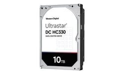 WD Ultrastar DC HC330 WUS721010ALE6L1 - Disque dur - chiffré - 10 To - interne - 3.5" - SATA 6Gb/s - 7200 tours/min - mémoire tampon : 256 Mo - Self-Encrypting Drive (SED)