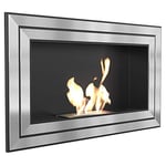 KRATKI cheminée Bio cheminée décorative Murale Juliet 1100x650 TÜV - Homologué Rhénanie