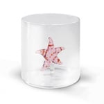 WD Lifestyle Verre De Eau Étoile de Mer Rose Verre Soufflé Accessoires