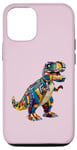 Coque pour iPhone 15 Dinosaur Master Briques de construction Jouets