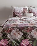 Zo.Home Audrey Duvet Cover, 100% Coton Satin, Lilac, 260 x 220 Cm, 1.0 Pieces