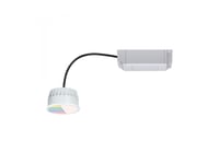 Paulmann Rgbw Coin, Indbygget Lysplade, 1 Pære(R ), Led, 5,2 W, 6500 K, Satin Stål