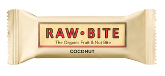 RawBite Glutenfri Bar Coconut 12-Pack - 50 g - 12 Bare