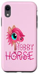 Coque pour iPhone XR Bâton-Cheval HOBBY HORSE HORSING PETITE-FILLE NIÈCE