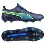 PUMA King Ultimate FG/AG Gear Up - Persian Blue/Grønn/Ultra Blue, størrelse 37½