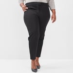 MODAVISTA - pantalon droit à pinces noir femme grande taille