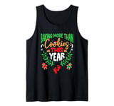 Baking More Than Cookies This Year Funny Christmas Pregnancy Tank Top