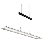 Suspension LED lustre filaire design noir en verre dimmable hauteur réglable 20W lumière blanche chaude