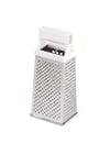 Alpina 871125297950 Râpe multifonction, acier inoxydable, blanc, 10,5 x 8,5 x 24,5 cm