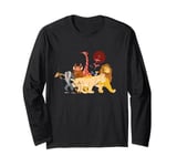 Disney The Lion King Simba Nala Timon Pumbaa Animal Family Long Sleeve T-Shirt