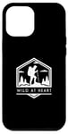 Coque pour iPhone 12 Pro Max Wild At Heart - Amateur de randonnée minimaliste