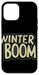 Coque pour iPhone 12 mini Joli boom d'hiver pour les amateurs de saison froide