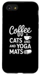 iPhone SE (2020) / 7 / 8 Funny Coffee Cats & Yoga Mats Mindful Workout Case