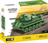 COBI, Char T-34/76 - 101 Pièces, échelle 1/72, COB3088