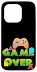 Coque pour iPhone 15 Pro Game Over Vintage Retro Jeux Vidéo Gaming