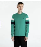 Fred Perry Panelled Sleeve Long Sleeve T-Shirt Mens Size XL Green BNWT