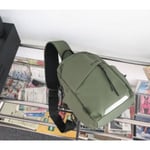 Ny bröstväska axelväska student mode sport liten ryggsäck dam crossbody väska Green NO pendant