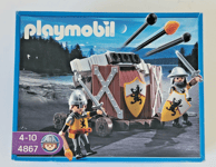 PLAYMOBIL Triple catapulte et chevaliers du lion réf 4867 dès 4 ans