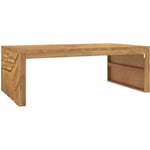 Vidaxl - Table basse 110x60x38 cm bois de teck solide