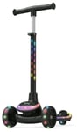 Zinc Sunshine Light Up 3 Wheel Scooter - Black