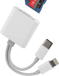 Lecteur Carte Sd Micro Sd Vers Usb C Et Lightning Pour Iphone 16 15 Adaptateur Carte Mémoire Compatible Avec Samsung S23 S24 Ultra Compact Pour Appareil Photo Pour Ipad10 Lecteur De Cartes Ot.[P286]