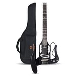 Traveler Guitare Pro 6 cordes Mod-X Table en noyer noir Noir mat.