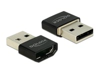 DELOCK – HDMI female to USB Type A female adapter, MHL, black (65680)