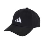 adidas Mixte Bball Cap LT EMB New Logo, Black/White, XS