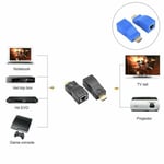 Hdmi Extender HDMI till Rj45 Over Cat 5e/6 Network Lan Ethernet Adapter 4k 1080p Ny