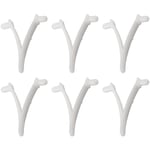 Sjlerst - 6PCS Clip Papillon v pour Accessoires de Piscine, Brosse de Spa, Rateau à Feuilles, Filet Ramasse Feuilles, Tête d'Aspirateur