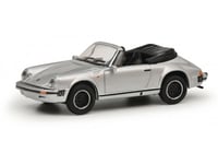 Schuco Porsche 911 Carrera 3.2, Modellpersonbil, Förmonterad, 1:87, Porsche 911 Carrera 3.2 Convertible, Pojke/Flicka, Silver