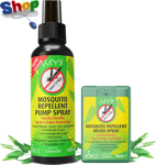 Mosquito  Repellent  Spray &  Micro  Spray  Pack -  100 %  Natural  Insect  Repe