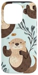 Coque pour iPhone 14 Pro Peluche loutre de mer fantaisiste