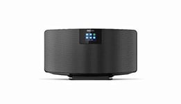 Philips Audio DAB plus M2805/10 Internet Radio (Also/FM, Wi-Fi, Multi-Pairing Bluetooth, Spotify Connect, Alarm Function, Stereo Sound, Slim Design), Black