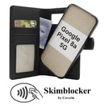 Skimblocker Google Pixel 8a 5G Magnet Plånboksfodral Petrol