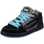 B002YWZUNO - Vans Kaylin Mid, Baskets mode femme - noir/imprimé multicolor/bleu, 36 EU