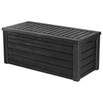 Coffre de rangement Westwood durable en résine résistant aux intempéries, Graphite - 570L - 155x72.4x64.4 cm - Keter