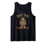 Thai Boxing Strength and Skill - Muay Thai and Tiger Tank Top