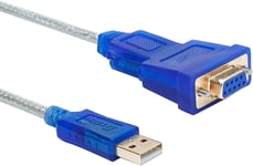 Câble adaptateur DB9 RS232 vers USB 2.0 avec puce Prolific PL2303 Windows 10 8 7 Mac Linux.[V791]