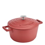 MasterClass - Cast Aluminium gryte 2,5L 21 cm rød