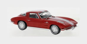 1:43 IXO Chevrolet Corvette C2 Stingray Coupe 1963 Red White CLC479N.22