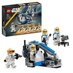 LEGO Star Wars Pack de Combat des Clone Troopers de la 332e Compagnie d’Ahsoka - Kit de Construction The Clone Wars avec Véhicule Speeder Lance-Tenons et Minifigurines - Cadeau Enfants Dès 6 Ans 75359