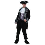 Rire Et Confetti - Fibpir027 - Déguisement pour Adulte - Costume Capitaine Pirate Luxe - Homme - Taille L