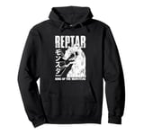 Rugrats Reptar King Of The Monters Kanji Retro Chest Logo Pullover Hoodie